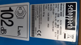 Štěpkovač, drtič větcí Biostar3000 - 7