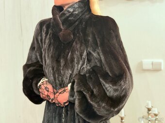 Luxusní norkový vintage kožich - 7