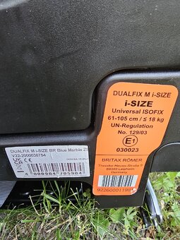 Autosedačka Britax-Römer Dualfix M i-Size - Marie Blue - 7