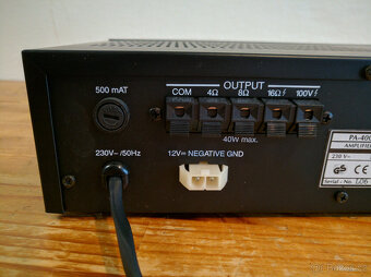 Zesilovač Monacor PA-400, 1 x 40W/4-16Ω RMS - 7