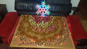 Vánoční ozdoby se svítící vločkou osvětlení nebo osvětlení+2 - 7