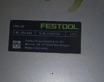 Festool CMS GE stůl - zakládní jednotka+ deska,.. - 7