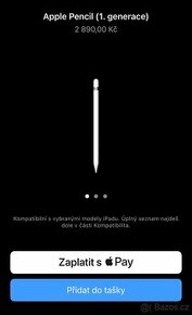 Nový Apple Pencil A1603 - 1.generace (MK0C2ZM/A) - 7