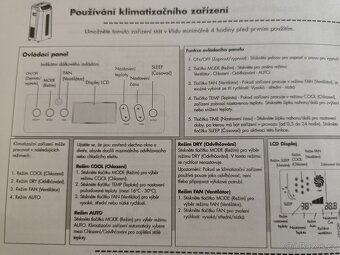 Mobilní klimatizace Matsui - chlazení, odvlhčování, ventilac - 7