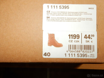 Prodám kotníkové šněrovací kozačky Landrover z Deichmanu - 7