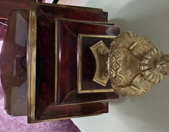 STAROŽITNÉ STOLNÍ HODINY,FRANCIE, 1890 TOP - 7