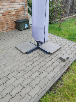 Zahradní sedací souprava + Závěsný slunečník Alvarado - 7