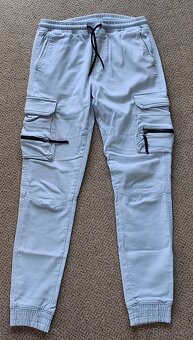 Chlapecké bavlněné,plátěné kalhoty Cargo 164/170 H&M - 7