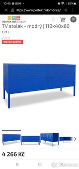 TV stolek, plechová skříňka - 7