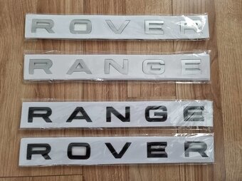 Napis RANGE ROVER, SKODA VRS, MINI COOPER - 7