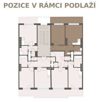 Prodej bytu 2+kk, plocha 45 m2, terasa, 4.NP, Praha 4 Michle - 7