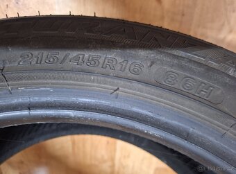 Letní pneu 215/45/16 2xBridgestone, 2xDunlop - 7