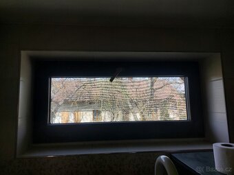 plastová okna dvojsklo oboustranný tmavý dub různé rozměry - 7