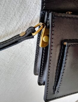 NOVÁ PÁNSKÁ TAŠKA ETUE PRAVÁ HOVĚZÍ KŮŽE Centro Pelle - 7