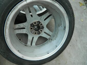 alu kola 5x100+letní pneu R17 - 7