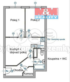 Pronájem bytu 3+kk, 56 m², Milovice, ul. Topolová - 7