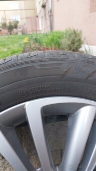 Sada orig. alu kol + letní pneu R16 Barum - 7