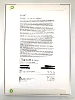 Apple iPad Air 11" M2 2024 Wi-Fi + Celular128GB Blue nový - 7