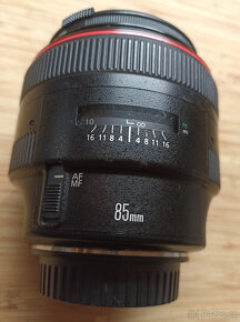 CANON EF 85 mm 1.2 II L USM + filtr UV Hoya Pro1 - 7