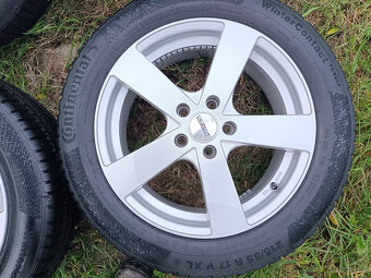 Zimní Alu 215/55/17 Continental 5x112,Škoda,Audi,Seat,VW - 7