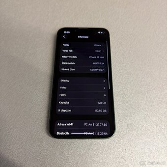 iPhone 13 mini 128GB zelený, pěkný stav, 12 měsíců záruka - 7