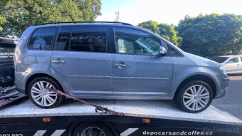 Vůz na náhradní díly VW Touran 1T2 FL 2008 BXE JYK LR7N - 7