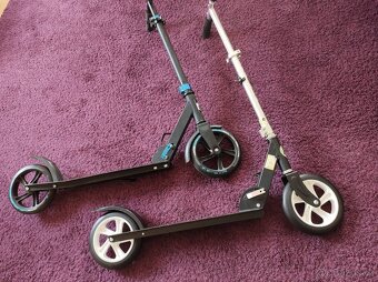 koloběžka scooter velká kola 200mm hliníková skládací 2ks - 7