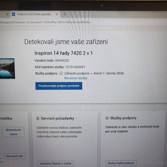 Dell Inspiron 14 2in1 (7420) – záruka 6/2026 - i7-1255U - 7
