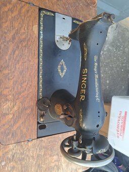 Retro šicí troj Singer - č.1 - 7