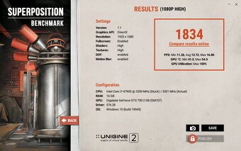 GIGABYTE GTX 750 Ultra Durable 2 2GB DDR5 - 7