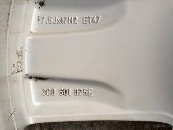 Alu kola originál Volkswagen, 7,5J x 17, 5x112, ET 47 - 7
