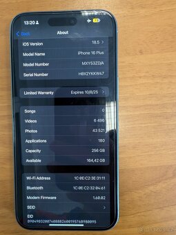 Iphone 16 plus 256 gb - blue - 7