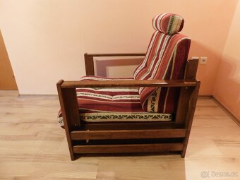 Sedačka + rozkládací křeslo - 7