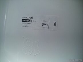 Polozapuštěné umyvadlo IKEA BACKSJÖN, bílá, 50x43 cm. - 7