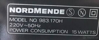 PĚKNÁ HIFI SESTAVA NORDMENDE ,ZESILOVAČ ,TUNER, MAGNETOFON, - 7