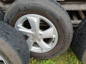 4x originální ALU kola z Hyundai IX35 s pneu R16 - 7