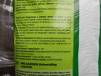 Mr. Garden univerzální substrát hlína 70l x 30pytů - 7