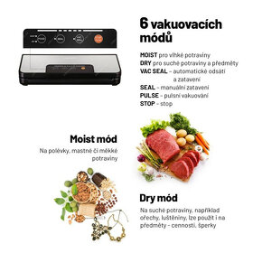 nová vakuovačka Lauben Vacuum Sealer 60SB černá - 7