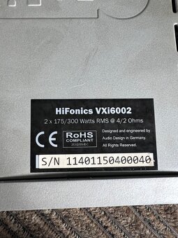 Zesilovač Hifonics VULCAN VXi6002 - 7
