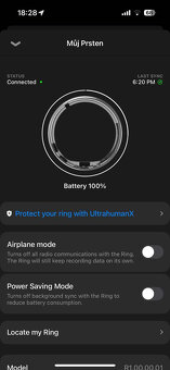 Ultrahuman Ring Space Silver vel. 10, 11 a 14 - 7