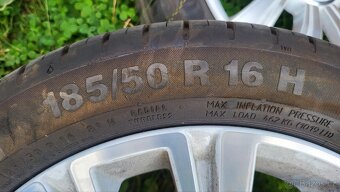 Sada originál VW 16" kola, letní pneu Continental 185/50 R1 - 7