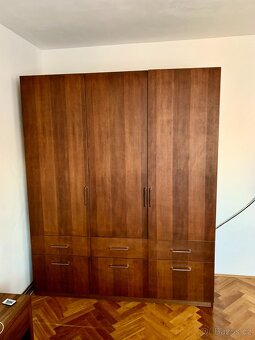Skříň 180×220×60 cm – masivní dýha buk, olej BIOFA Nuss Brau - 7