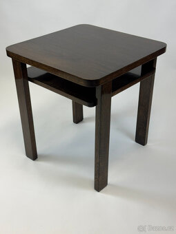 Luxusní Art Deco, konf. stolek Halabala - šelak - 7