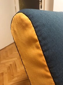 Vintage retro čalouněné křeslo: Po Brně dovoz ZDARMA - 7