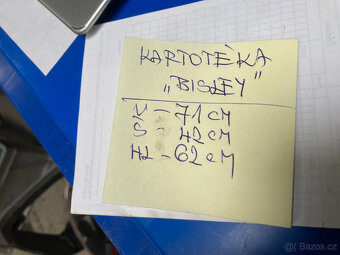Skříňka dílenská kovová se zásuvkami kartotéka za 700 kč - 7