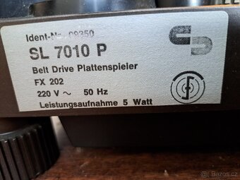 Gramofon Schneider SL7010 P po servisu, NOVÁ JEHLA - 7
