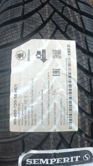 Fabia IV originální disky 6VA601025 185/65 r15 zimní 5,5 j 1 - 7