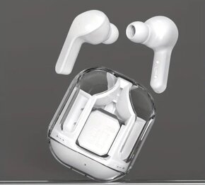 Bezdrátová sluchátka s LED displejem,a silikonovým krytem - 7