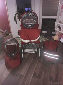 Kočárek Raf-pol BABYLUX ROSSO s autosedačkou
- 7