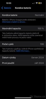 iPhone 15 pro max prodej/výměna - 7